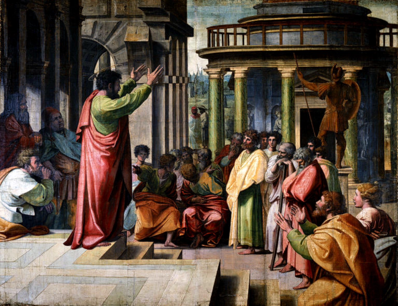 Paul preaching in Athens